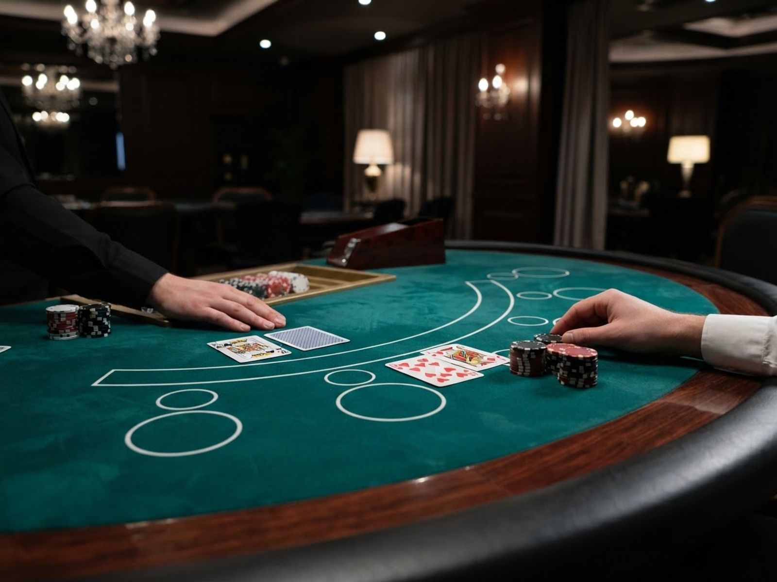 Table de blackjack live casino