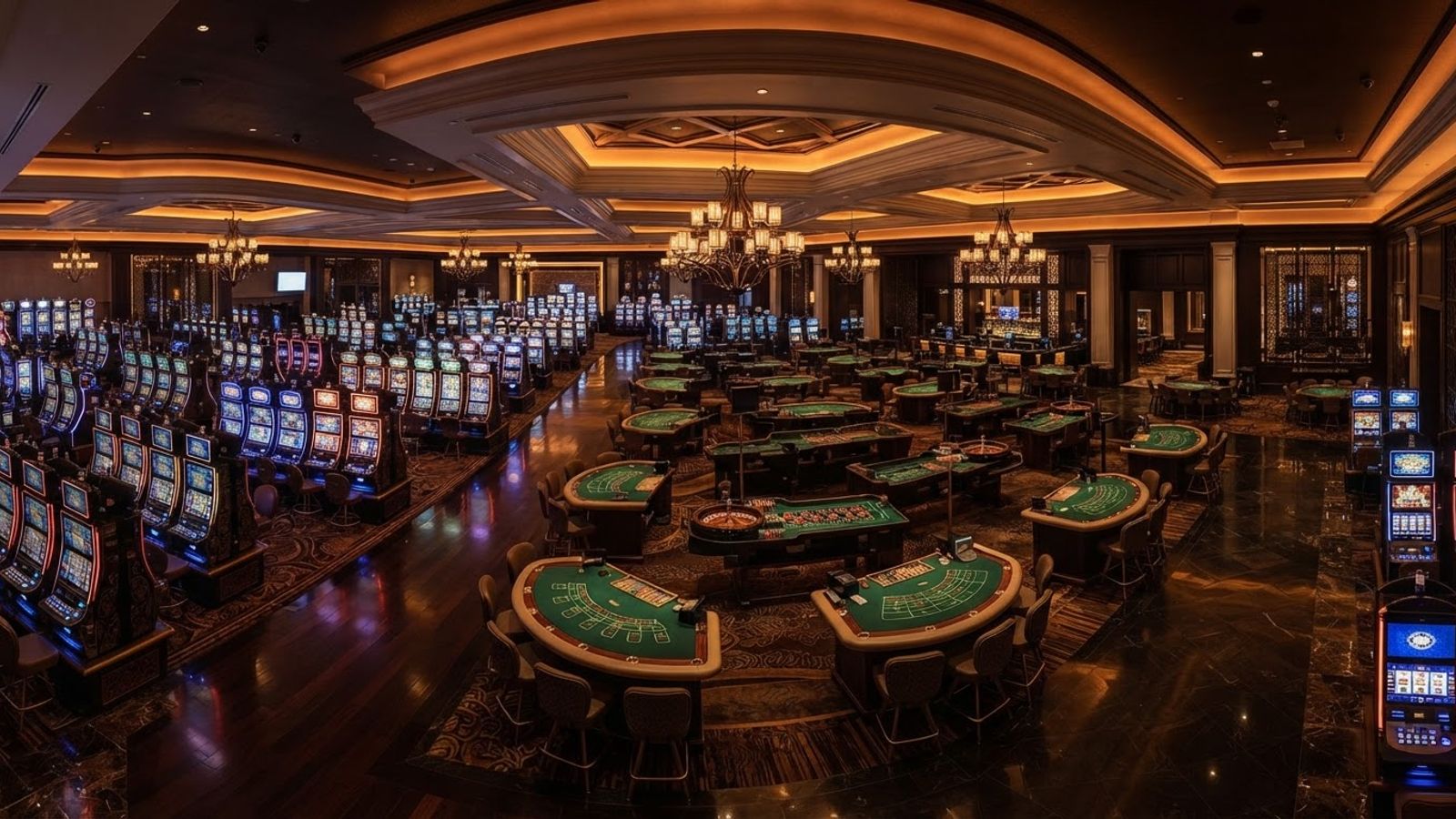 Vue large du casino en ligne NV Casino